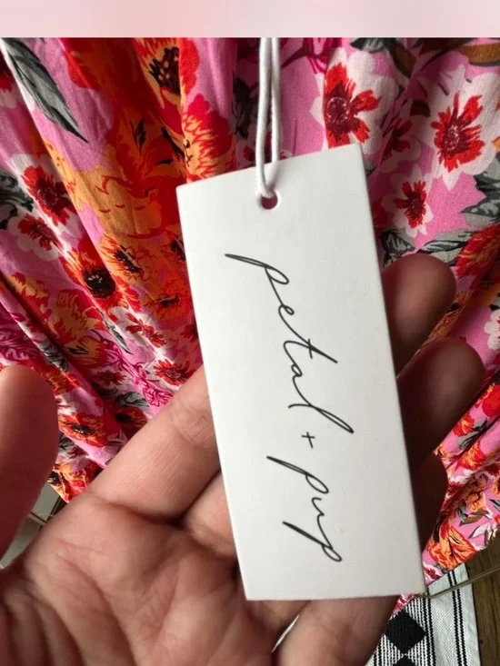 NWT Petal + Pup Sarai Floral Maxi Dress Size 10 - Picture 4 of 7